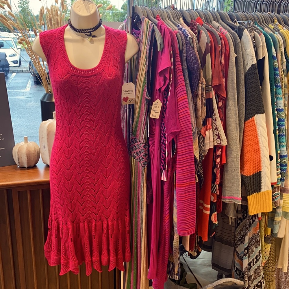 Moda International Sweater knit Dress with Lining